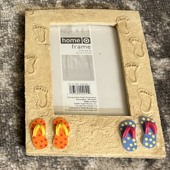 Home Trends Two Ceramic Beach Theme 4"X6" Picture Frames - Picture 3 of 3